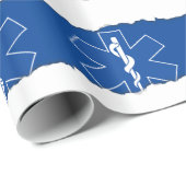 EMT Sanitäter-Symbol-Gewohnheit Geschenkpapier (Rolleneckpunkt)