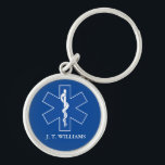 EMT Sanitäter-Symbol-Gewohnheit Schlüsselanhänger<br><div class="desc">Ein großes Geschenk,  zum jener Männer und Frauen zu feiern,  die gerettete Alltags lebt.</div>