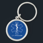 EMT Sanitäter-Symbol-Gewohnheit Schlüsselanhänger<br><div class="desc">Ein großes Geschenk,  zum jener Männer und Frauen zu feiern,  die gerettete Alltags lebt.</div>