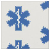 EMT Sanitäter-Symbol-Gewohnheit Stoff (Nahaufnahme)