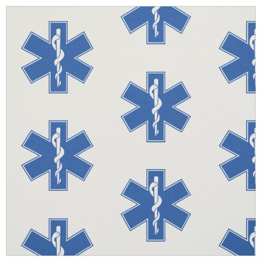 EMT Sanitäter-Symbol-Gewohnheit Stoff (Muster)