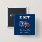 EMT sind wir der Unterschied Button (Vorne & Hinten)