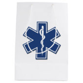 EMT-Star des Lebens Mittlere Geschenktüte (Rückseite)