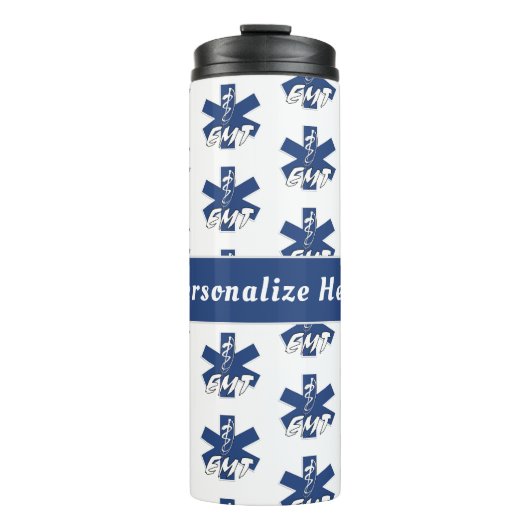 EMT-Star-Logo   Thermosbecher (Vorderseite)