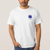 EMT Star of Life Anpassbarer T - Shirt (Vorderseite)