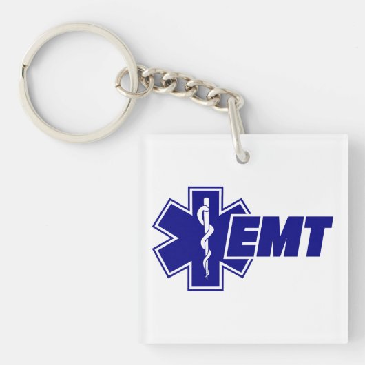 Emt Star of Life, Feuerwehrmann erhält Geschenk Schlüsselanhänger (Vorderseite)