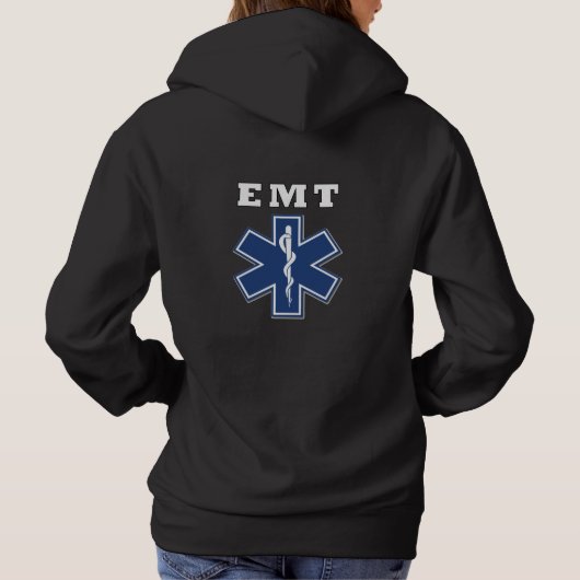 EMT Star of Life Hoodie (Rückseite)