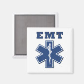 EMT Star of Life Magnet (Vorderseite/Rückseite)