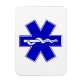 EMT Star of Life Magnet (Vertikal)