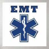 EMT Star of Life Poster (Vorne)