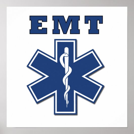 EMT Star of Life Poster (Vorne)