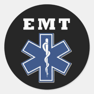 EMT Star of Life Runder Aufkleber