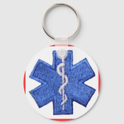 EMT Star of Life Schlüsselanhänger (Vorderseite)