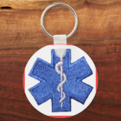 EMT Star of Life Schlüsselanhänger (Vorderseite)