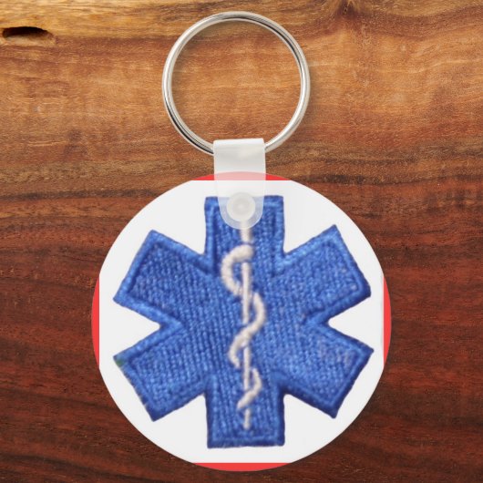 EMT Star of Life Schlüsselanhänger (Vorderseite)