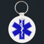 EMT Star of Life Schlüsselanhänger<br><div class="desc">EMT Star of Life auf diesen Shirts,  Tasse,  Geschenke und mehr!</div>