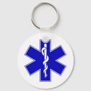 EMT Star of Life Schlüsselanhänger