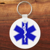 EMT Star of Life Schlüsselanhänger (Vorderseite)