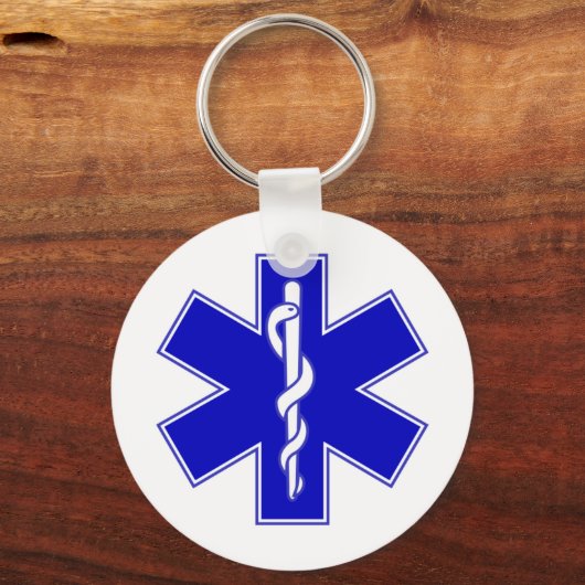 EMT Star of Life Schlüsselanhänger (Vorderseite)
