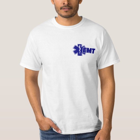 Emt Star of Life Shirt, Feuerwehrgeschenk T-Shirt (Vorderseite)