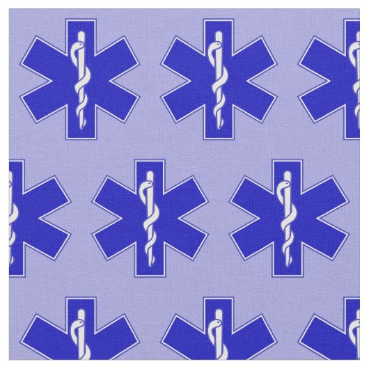 EMT Star of Life Smaller Stoff (Nahaufnahme)