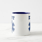 EMT Star of Life Zweifarbige Tasse (Mittel)