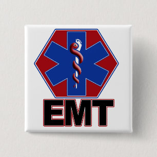 EMT STERN DES LEBEN-SYMBOLS - NOTmedizinische Button