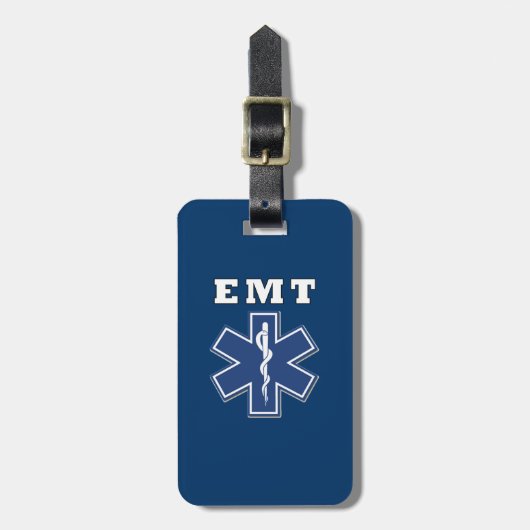 EMT Stern des Lebens Gepäckanhänger (Vorderseite vertikal)