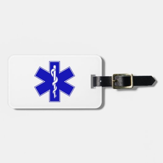 EMT Stern des Lebens Gepäckanhänger (Vorderseite horizontal)