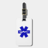 EMT Stern des Lebens Gepäckanhänger (Vorderseite vertikal)