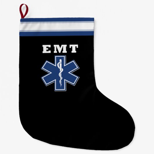 EMT Stern des Lebens Großer Weihnachtsstrumpf (Vorderseite)
