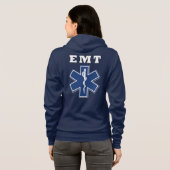 EMT Stern des Lebens Hoodie (Schwarz voll)