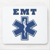 EMT Stern des Lebens Mousepad (Vorne)