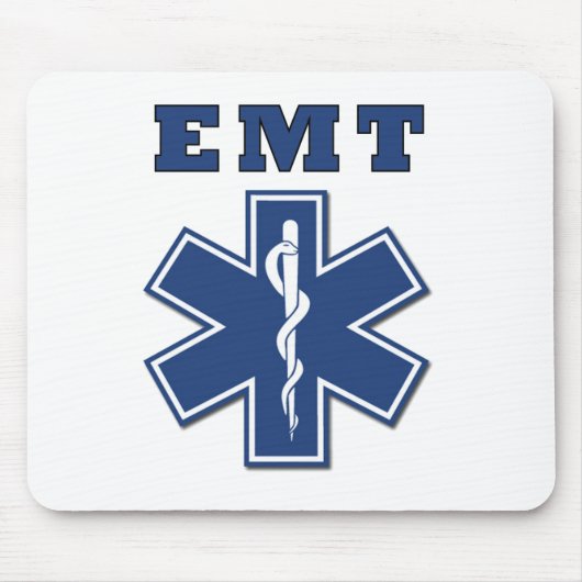 EMT Stern des Lebens Mousepad (Vorne)
