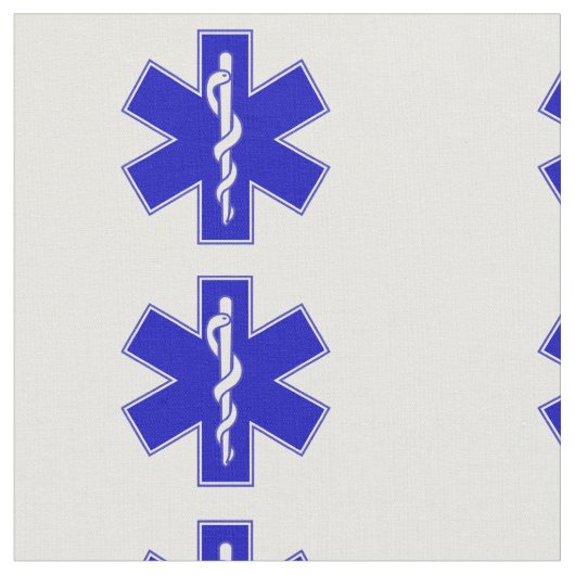 EMT Stern des Lebens Stoff (Nahaufnahme)