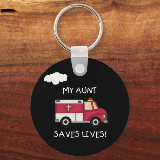 EMT Tante Rette Leben Schlüsselanhänger (Vorderseite)