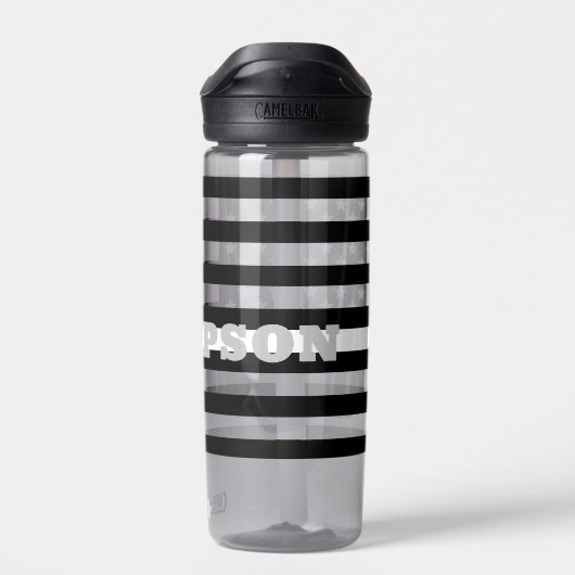 EMT Thin White Line Water Flasche (Rückseite)