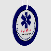 EMT Weihnachtsgeschenke Ornament (Vorderseite)