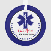 EMT Weihnachtsgeschenke Ornament (Rückseite)