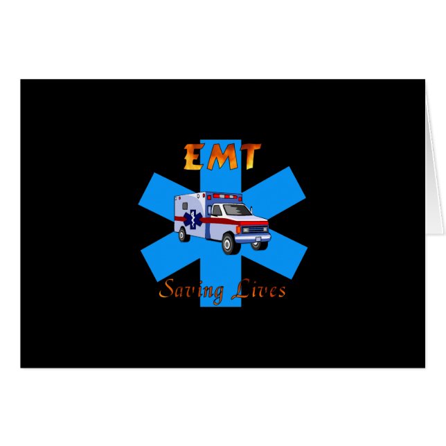 EMT, welches die Leben rettet (Vorderseite (Horizontal))