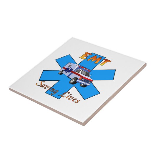 EMT, welches die Leben rettet Fliese (Seite)