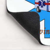 EMT, welches die Leben rettet Mousepad (Ecke)