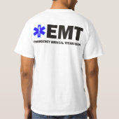 EMT Wert-Aufgaben-Shirt T-Shirt (Rückseite)
