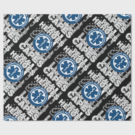 EMT wirkliche Helder tragen nicht Kape Geschenkpapier (Flach)