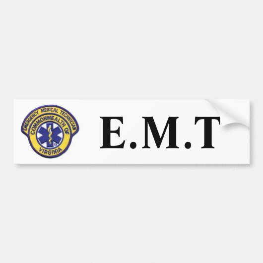 emtpatch, E.M.T Autoaufkleber (Vorne)