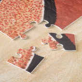 Emu - Aborigine-Inspirierte Kunstmalerei Puzzle (Seite)