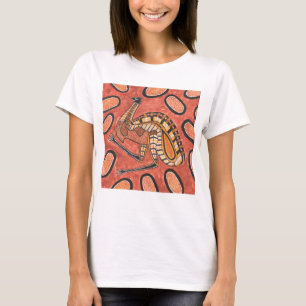 Emu - Aborigine-Inspirierte Kunstmalerei T-Shirt