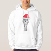 Emu Bird Funny Spaß Ostrich Emo Animal Xmas Santa Hoodie (Vorderseite)