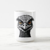 Emu bird head kaffeetasse (Mittel)