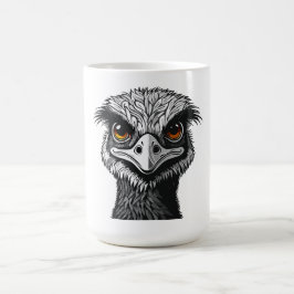 Emu bird head kaffeetasse